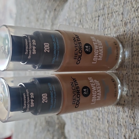 REVLON BRAND COLORSTAY LONGWEAR MAKEUP FOUNDATION #200 NUDE BUNDLE OF 2 - Picture 2 of 7